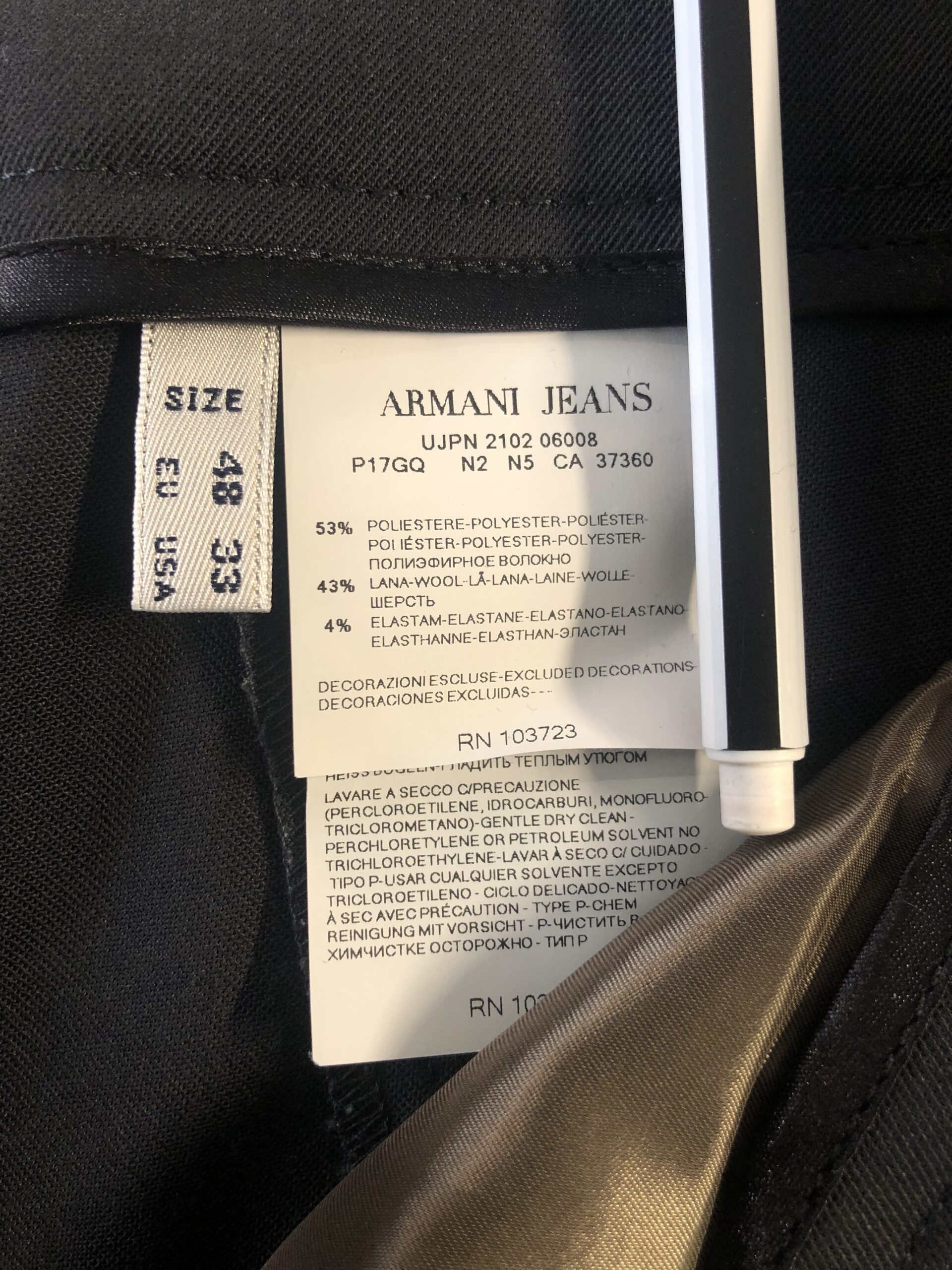 ARMANI pantalon - Afbeelding 5